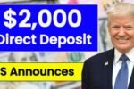 $2,000 Direct Deposits 